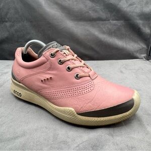 Ecco Biom Natural Motion Spikeless Golf Shoes Women’s Size 36‎ Yak Leather Pink